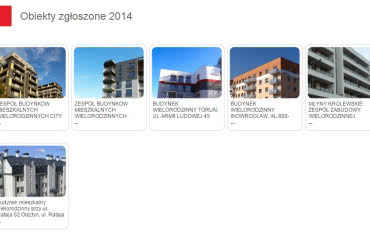 Baumit Fasada Roku 2014 - pierwsze zgłoszone obiekty