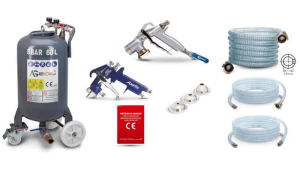 Agrekom agregat tynkarski półprofesjonalny 60 litrów 